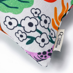 Classic Collection Cushion Cover Heritage Garden White 50x50 cm