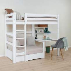 Hoppekids Eco Luxury Korkea Sänky Study and Chill 90x200 cm