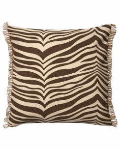 Classic Collection Kudde Zebra Brun 50x50 cm