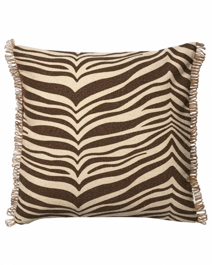 Classic Collection Kudde Zebra Brun 50x50 cm