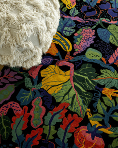 Classic Collection Tæppe Heritage Garden Charcoal Multi