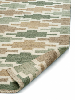 Classic Collection Matto Korsnäs Vihreä/Beige