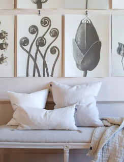 Himla Sunshine Cushion Cover Fog 50x50 cm