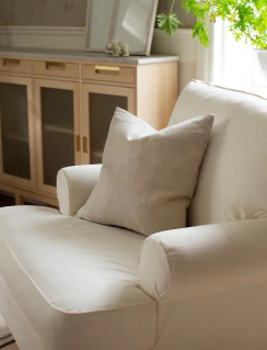 Himla Sunshine Cushion Cover Oatmeal 50x50 cm