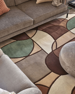 Classic Collection Matto Modern Abstract Multi Pastell