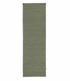 Classic Collection Käytävämatto Plain Vihreä 80x250 cm