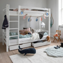 Hoppekids Eco Luxury Høj Etageseng med rak stege