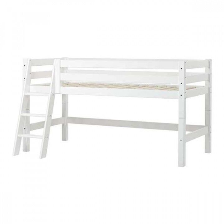 Hoppekids Eco Luxury Halvhøj Seng med skråstige 90x200 cm i gruppen Senge / Køjesenge & børnesenge / hoppekids hos Sängvaruhuset Elgen (PRE-A5-1)