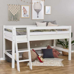 Hoppekids Eco Luxury Halvhøj Seng med skråstige 90x200 cm