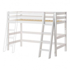 Hoppekids Eco Luxury Mid-High Bed with Sloping Ladder 90x200 cm