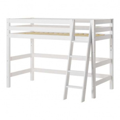 Hoppekids Eco Luxury Mid-High Bed with Sloping Ladder 90x200 cm