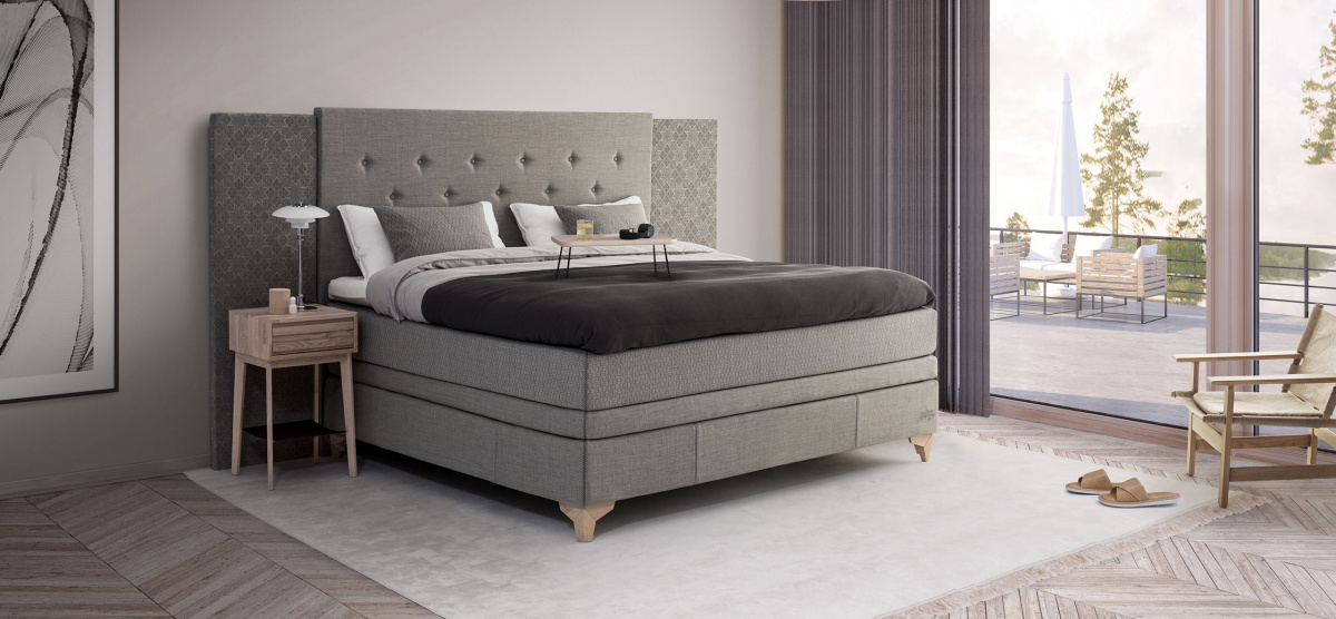 Jensen Supreme Epic Continental Bed 180x200 cm