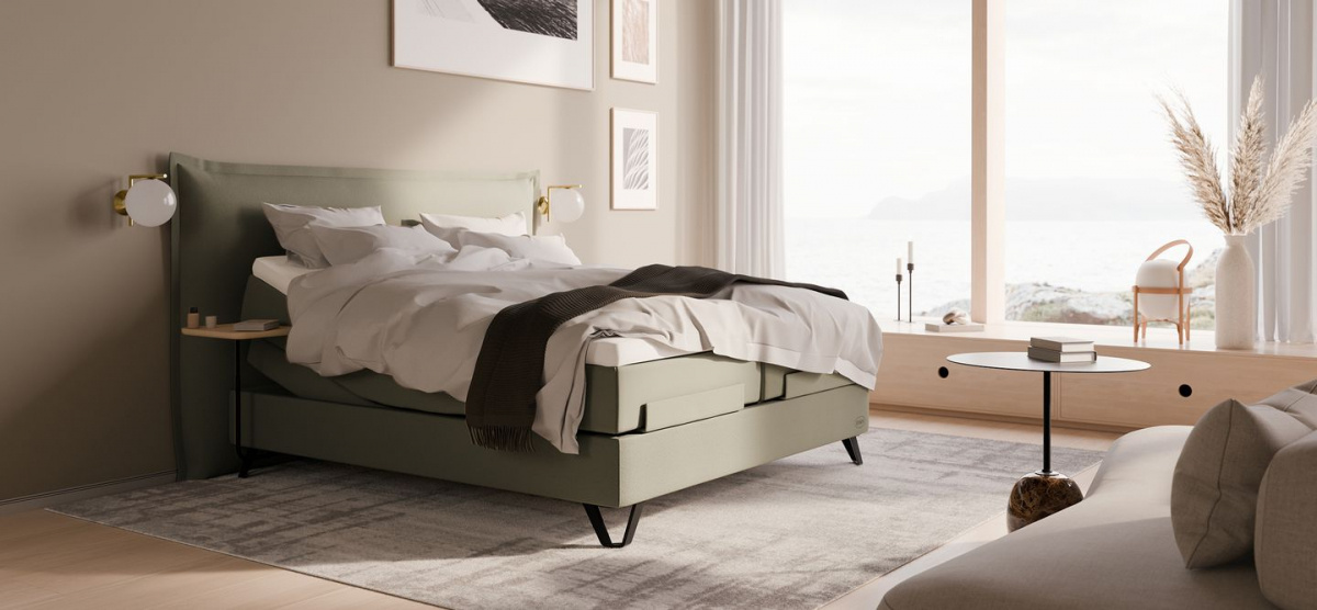 Jensen Ambassador+ Aqtive II Adjustable Bed 120x210 cm