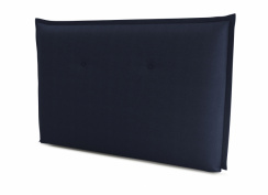 Jensen Bed Headboard Cozy Velour Blue