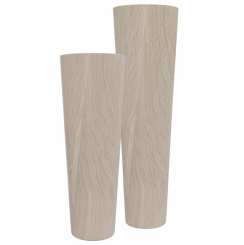 Jensen Bed Legs Conic Whitewashed Oak