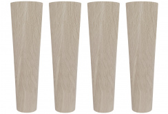 Jensen Bed Legs Conic Whitewashed Oak