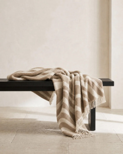 Classic Collection throw Flow beige 130x180 cm