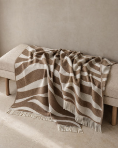 Classic Collection throw Flow Brown 130x180 cm