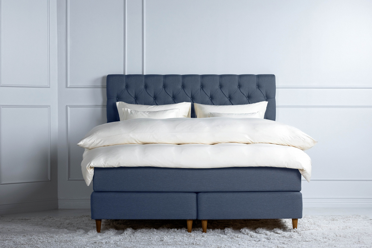 Winga Premium Continental Bed Blue 160