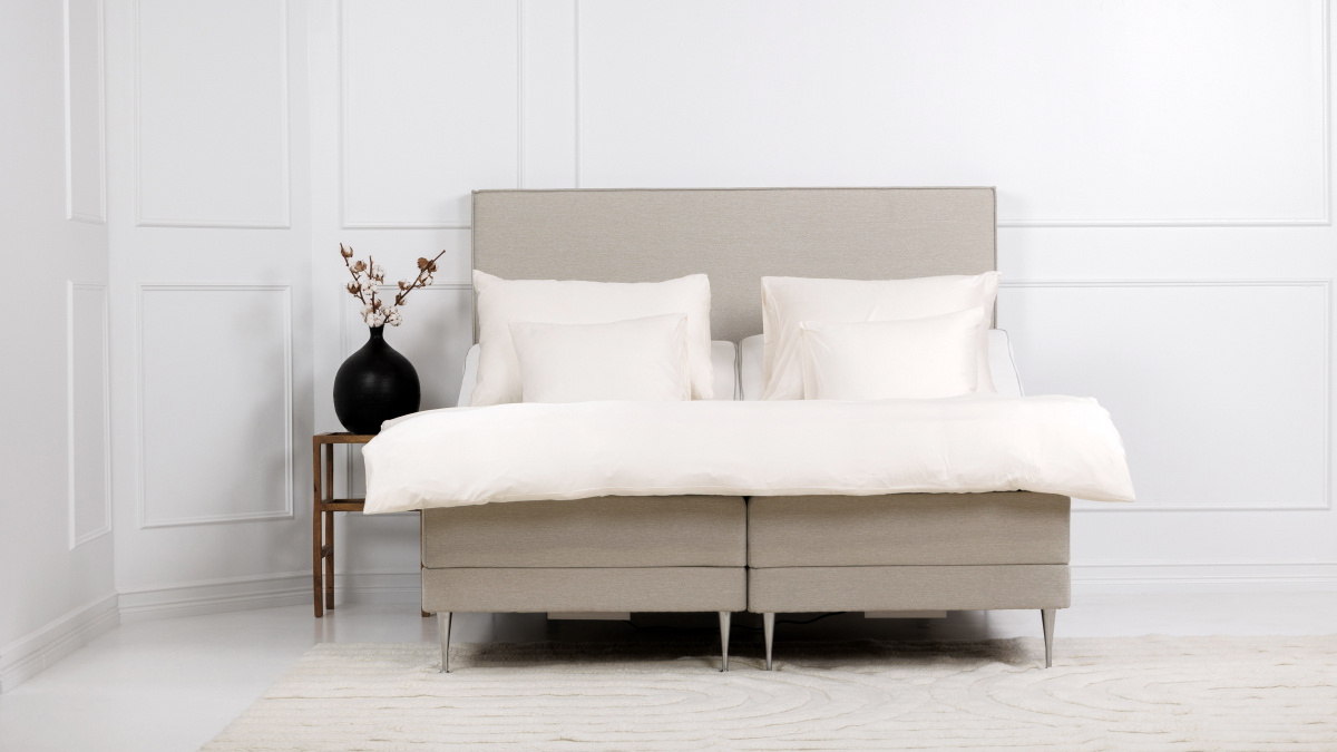 Winga Premium Adjustable Bed Beige 180