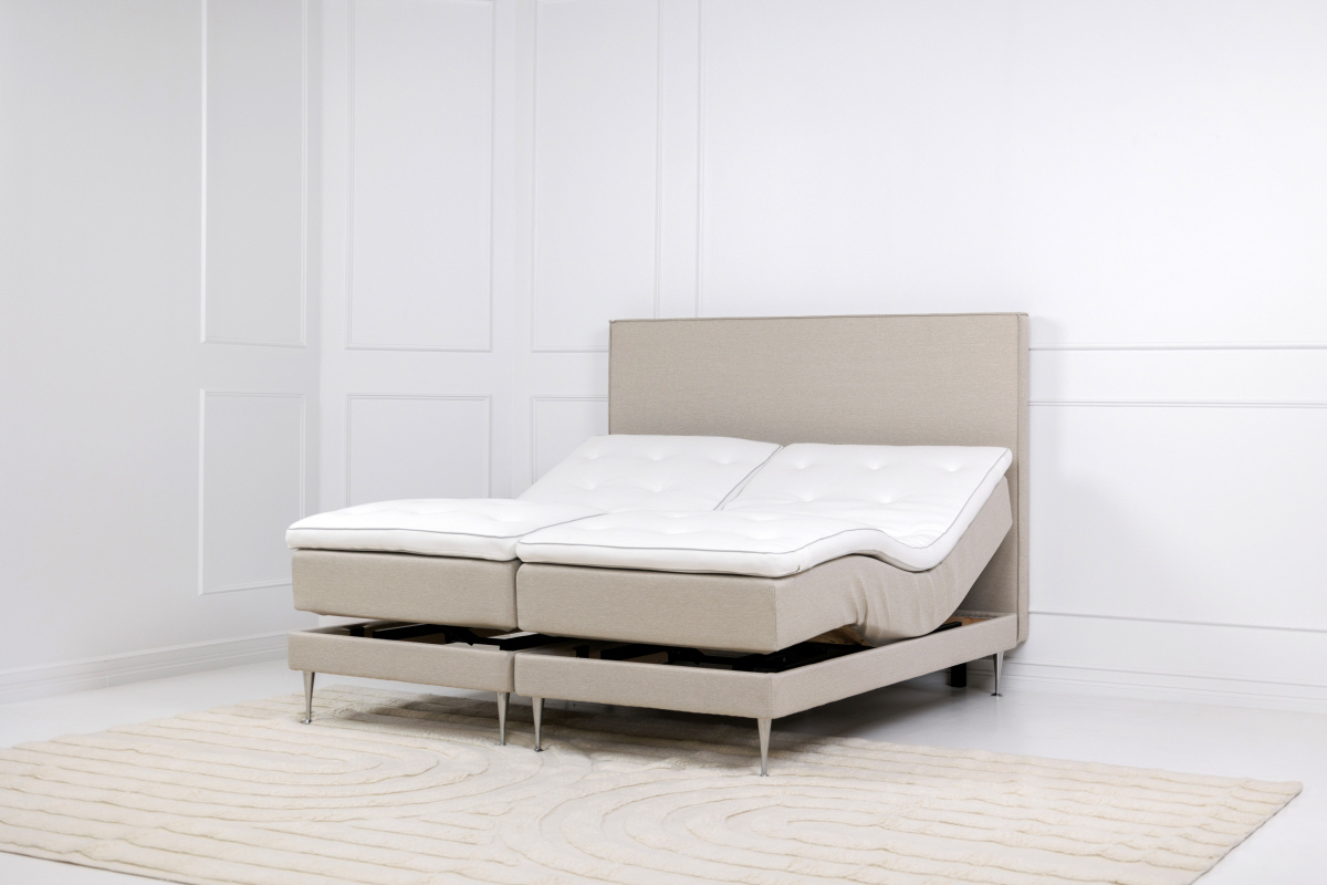 Winga Premium Adjustable Bed Beige 180
