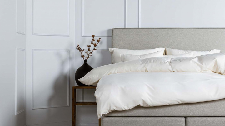 Winga Bed Headboard Edge Gray in the group Headboards / Sizes (Width) / Headboard 180 cm at Sängvaruhuset Elgen (V8602600)