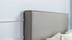 Winga Bed Headboard Edge Gray