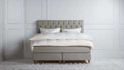 Winga Bed Headboard Deep Button