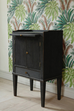 K.A ROOS Sofia Nightstand Charcoal