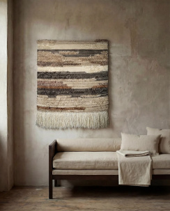 Classic Collection wall hanging Tundra natural 100x100 cm