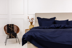 Elgen Hotel Beds Pussilakana Marin Satiini
