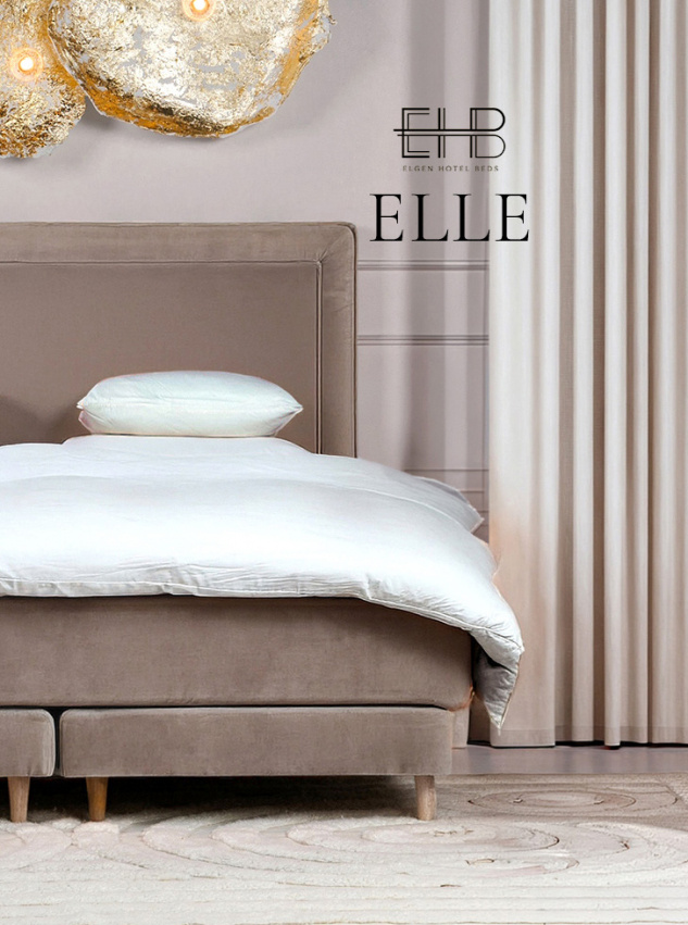 Elgen Hotel Beds Continental Bed Elle 180x200 cm
